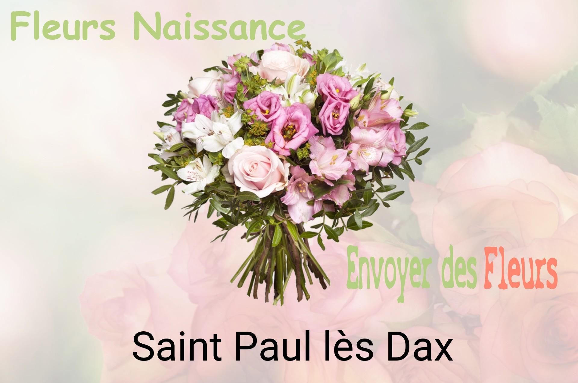 Bouquet de fleurs de naissance livré à Saint-Paul-lès-Dax
